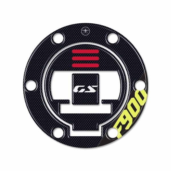 Protection 3D adhésive pour bouchon de réservoir de moto compatible avec BMW F900 GS 2024