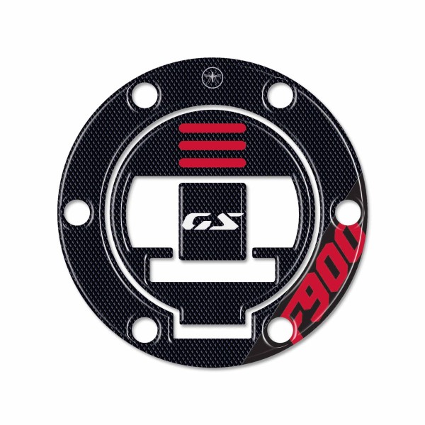 Protection 3D adhésive pour bouchon de réservoir de moto compatible avec BMW F900 GS 2024