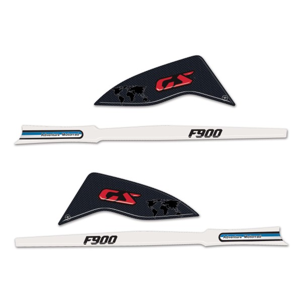 3D handguards moto Pegatinas de resina compatible con BMW F900 GS 2024