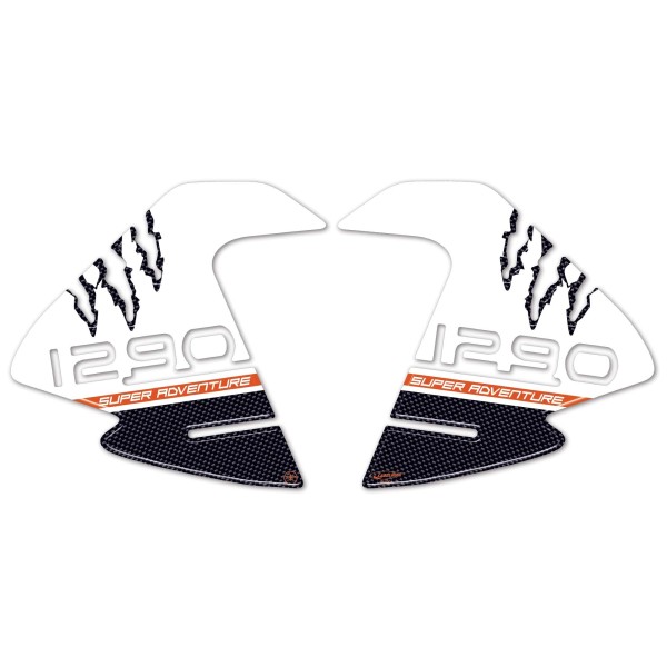 3D-SEITENSCHÜTZEN TANK-SEITEN-HALTERUNGEN x kompatibel KTM 1290 SUPER ADVENTURE