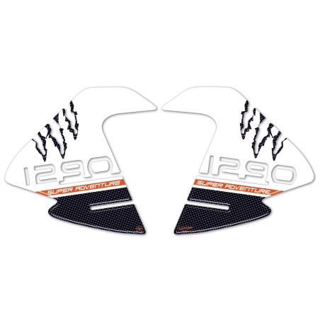 3D SIDE PROTECTIONS TANK SIDE ADHESIVES x compatible KTM 1290 SUPER ADVENTURE
