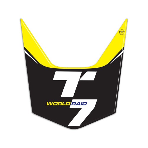 Sticker 3D Motorcycle Tail compatible with Yamaha Tenere 700 World Raid 2022-24 Yellow 2