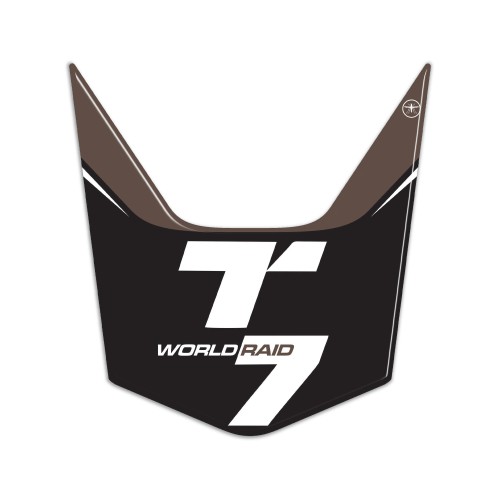 Adhesivo cola 3D moto compatible con Yamaha Tenere 700 World Raid 2022-24 Negro 2