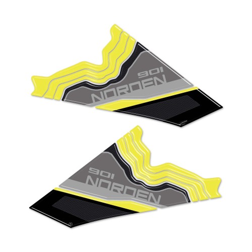 Protectores laterales de depósito adhesivos compatibles con Husqvarna Norden 901 2024 2