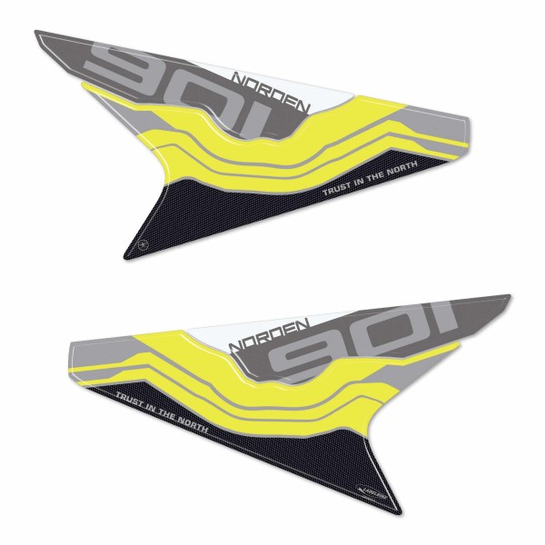 3D Aufkleber Motorradheck Seitenteile kompatibel mit Husqvarna Norden 901 2024