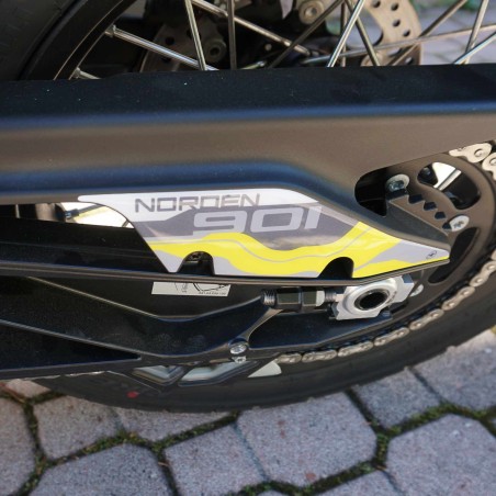 Autocollant de protection de ceinture moto 3D compatible avec Husqvarna Norden 901 2024-25