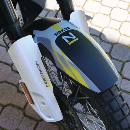 Motorrad Kotflügelschutz 3D Aufkleber kompatibel mit Husqvarna Norden 901 2024-5
