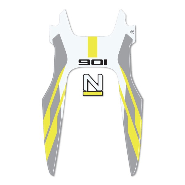 Pegatina 3D de protección para guardabarros de moto compatible con Husqvarna Norden 901 2024-5