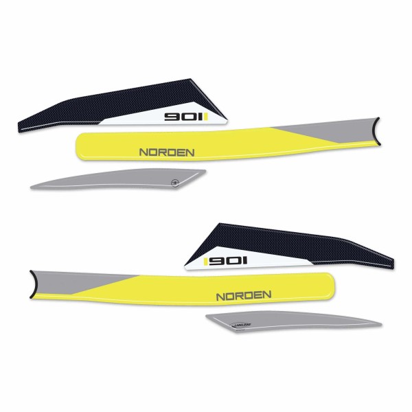 Handguards 3D motorbike stickers compatible with Husqvarna Norden 901 2024-25