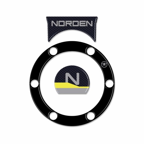 Aufkleber 3D Tankdeckel Schlüssel Motorrad kompatibel mit Husqvarna Norden 901 2024 2