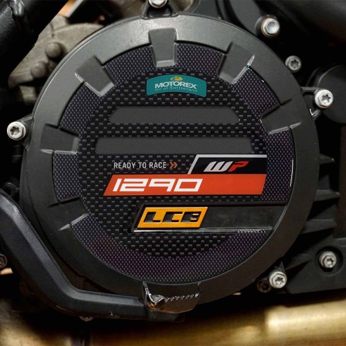 Stickers gel 3D moto protecteurs latéraux de carter compatibles KTM 1290 Super adventure