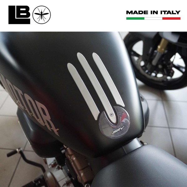 Adhesivo de resina de gel 3D protector de depósito de moto compatible con QJ Motor SRV 300