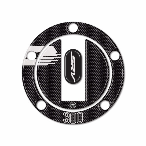 Protection adhésive 3D du bouchon de réservoir moto compatible avec QJ Motor SRV 300 2