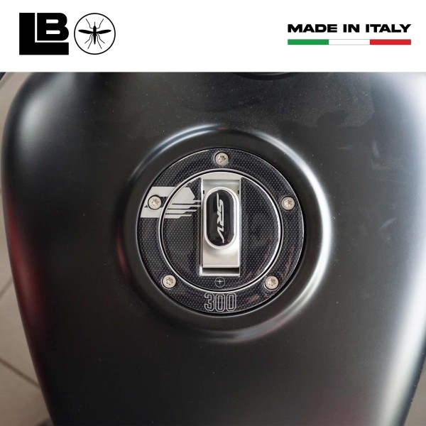 Adhesivo 3D Tank cap protección moto compatible con QJ Motor SRV 300