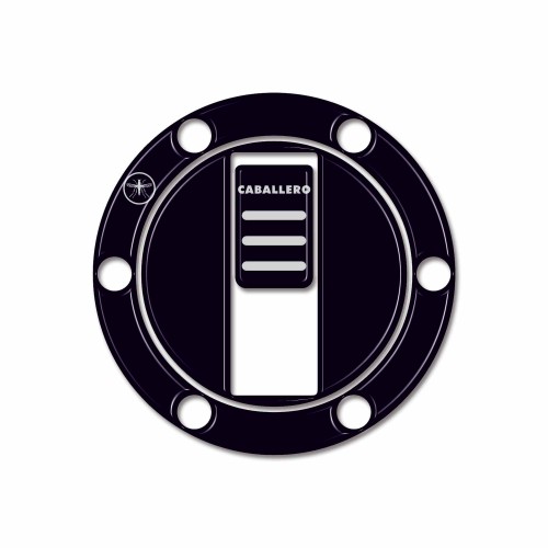 Autocollant 3D Bouchon de réservoir protection moto compatible avec Fantic Caballero 2