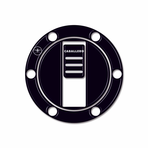 Autocollant 3D Bouchon de réservoir protection moto compatible avec Fantic Caballero