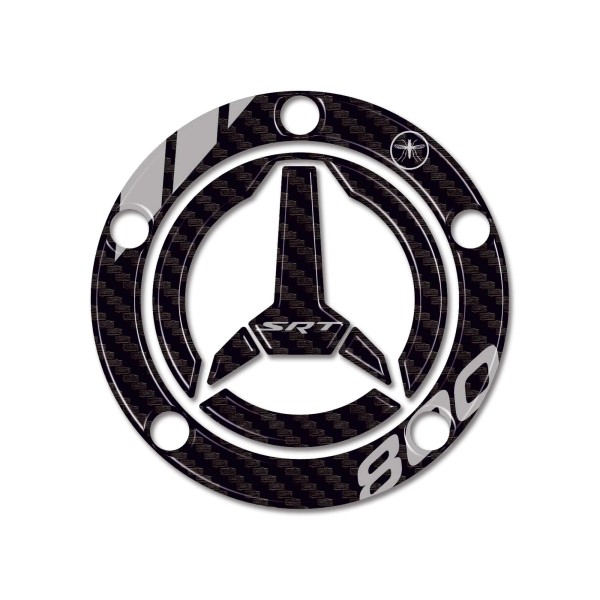 Sticker 3D Tank cap protección moto compatible con QJ Motor SRT 800 SX