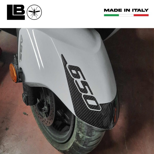 3D Gel Resin Aufkleber 3D Kotflügelschutz kompatibel mit Suzuki Burgman 650