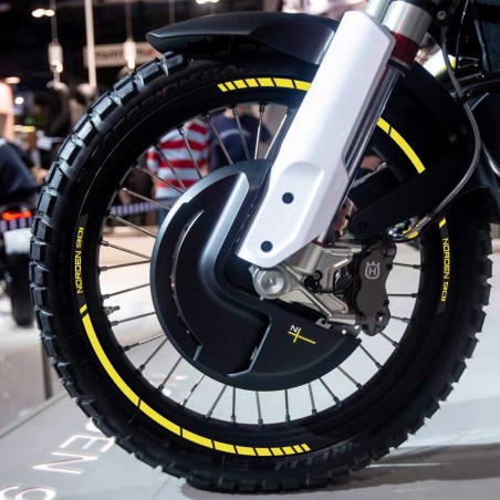Kit d'autocollants pour jantes de moto compatibles Husqvarna Norden 901