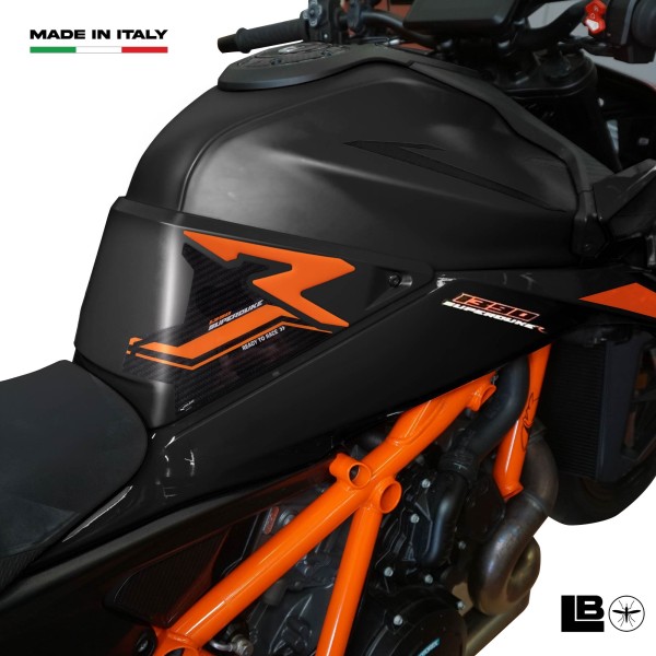 Protectores laterales adhesivos 3D moto compatible con KTM 1390 Super Duke R 2024