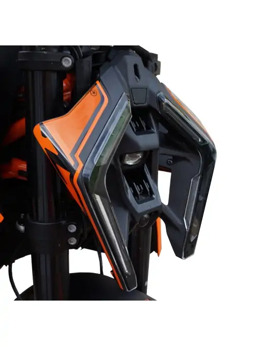 Pegatinas 3D de protección delantera para motocicleta compatibles con KTM 1390 Super Duke R 2024