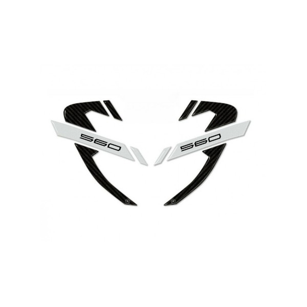 2 3D GEL ADHESIVES CARENE PARTS Scooter kompatibel YAMAHA TMAX 560 2020-21