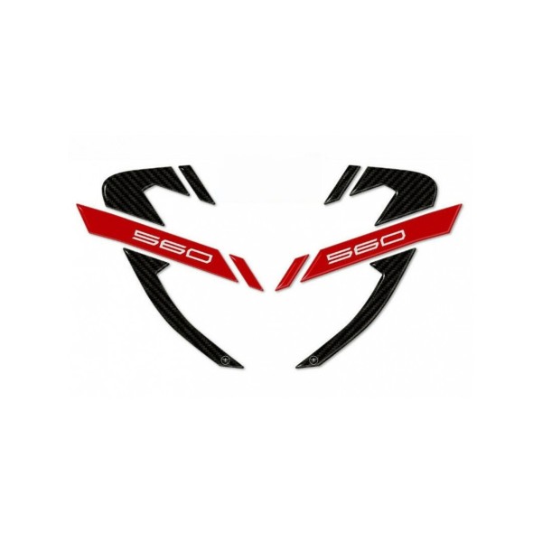 2 3D GEL ADHESIVES CARENE PARTS Scooter kompatibel YAMAHA TMAX 560 2020-21