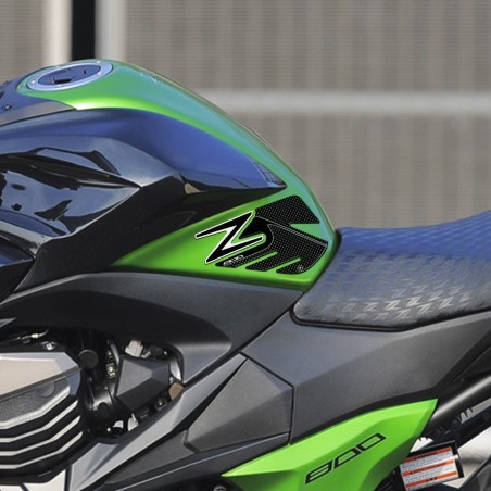 Πλευρικά προστατευτικά z800 αυτοκόλλητα δεξαμενής συμβατά με μοτοσικλέτα άνθρακα Kawasaki