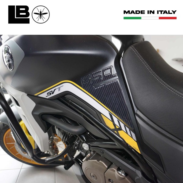 3D Stickers Tank Side Protectors compatible with QJ Motor SVT 650 X