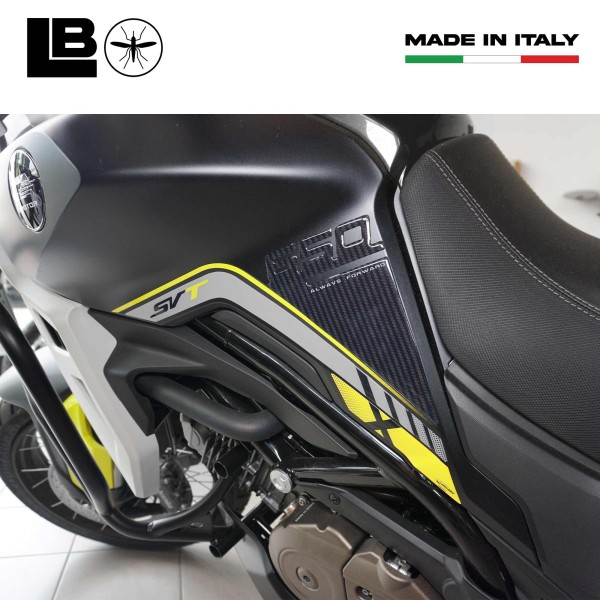 3D Aufkleber Tank Side Protectors kompatibel mit QJ Motor SVT 650 X