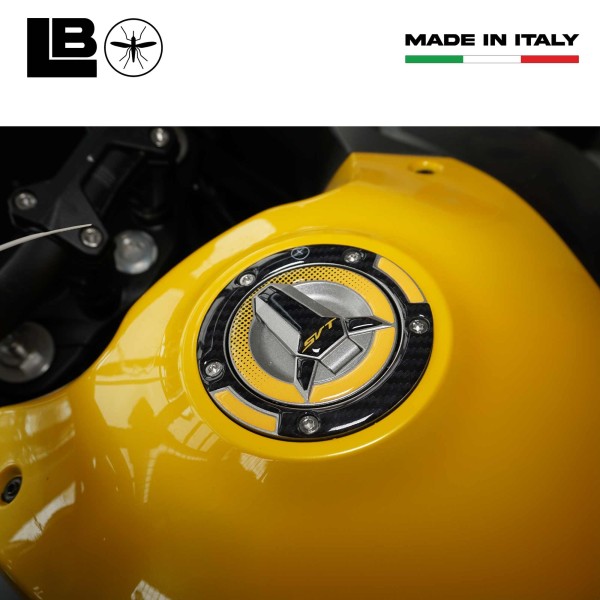 Adhesivo 3D Tank cap protección moto compatible con QJ Motor SVT 650 X