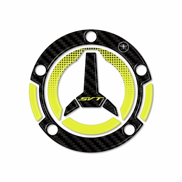 Adhesivo 3D Tank cap protección moto compatible con QJ Motor SVT 650 X