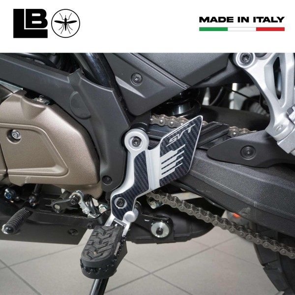 Stickers 3D repose-pieds moto compatibles avec QJ Motor SVT 650 X