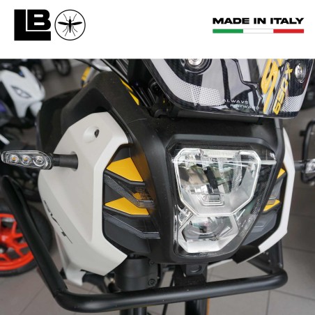 Stickers 3D Protecteurs avant pare-brise moto compatible avec QJ Motor SVT 650 X