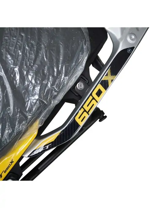 Pegatinas 3D para protectores de manillar de pasajero compatibles con QJ Motor SVT 650 X