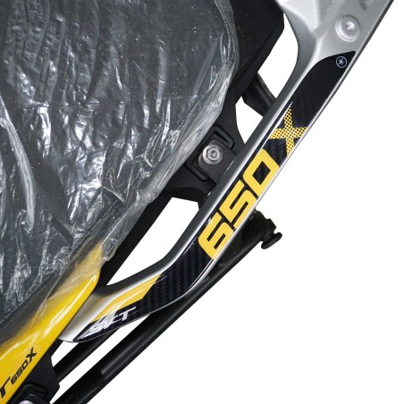3D Aufkleber Beifahrer Griffe kompatibel mit QJ Motor SVT 650 X