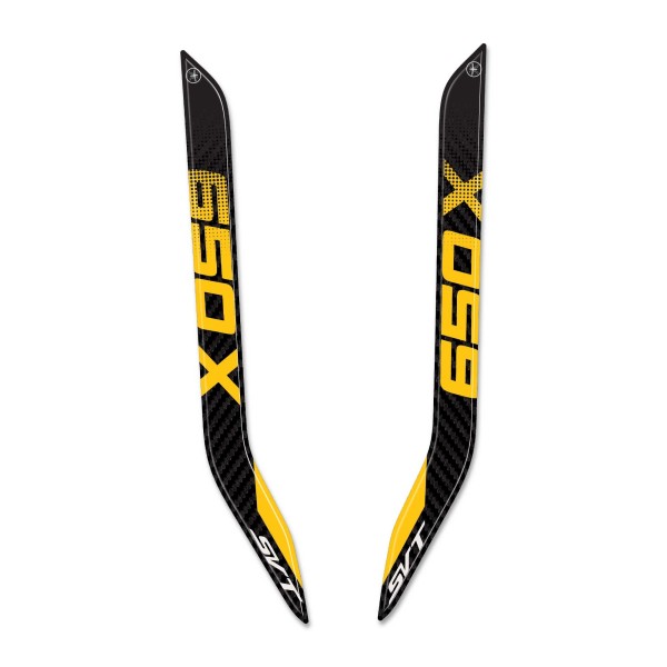 3D Stickers Passenger Handles compatible with QJ Motor SVT 650 X