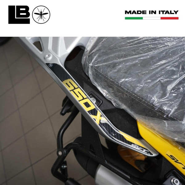 Pegatinas 3D Asideros Pasajero compatibles con QJ Motor SVT 650 X