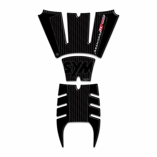 3D-Aufkleber Kit Trittbrett und Türschutz kompatibel mit Sym Maxsym TL 508