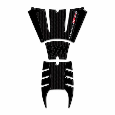 3D Sticker Kit Footboard and Door Protection compatible with Sym Maxsym TL 508