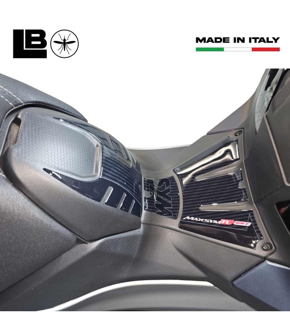 Kit de adhesivos 3D Protección de estribo y puerta compatible con Sym Maxsym TL 508