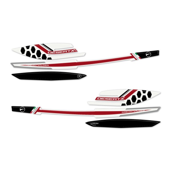 Protecciones Guardamanos moto 3D Pegatinas de gel compatibles con Ducati Desertx Rally