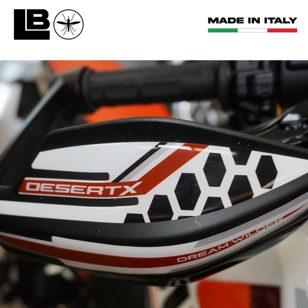 Protecciones Guardamanos moto 3D Pegatinas de gel compatibles con Ducati Desertx Rally