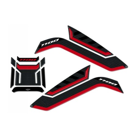 KIT 3 ADHESIVOS 3D TANQUE compatible HONDA AFRICA TWIN 1100 L a partir de 2020
