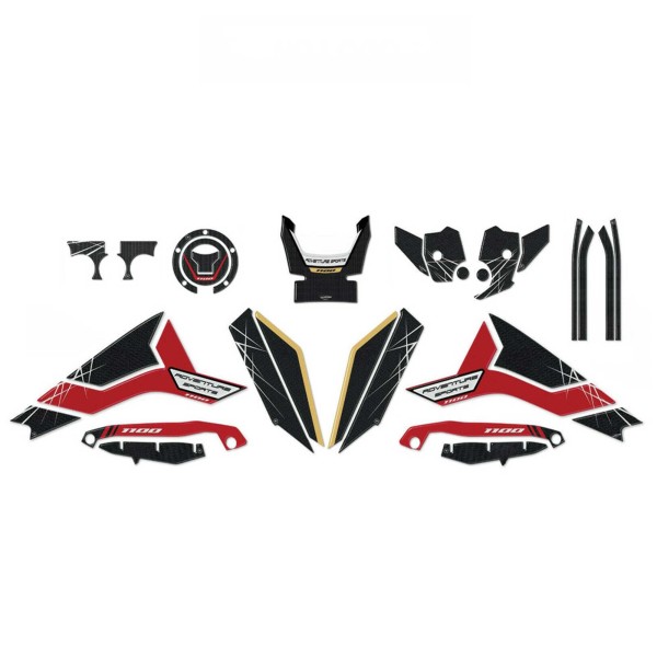 Πλήρες κιτ 3D ADHESIVES για συμβατό μοτοσικλέτα HONDA AFRICA TWIN ADVENTURE 1100 L