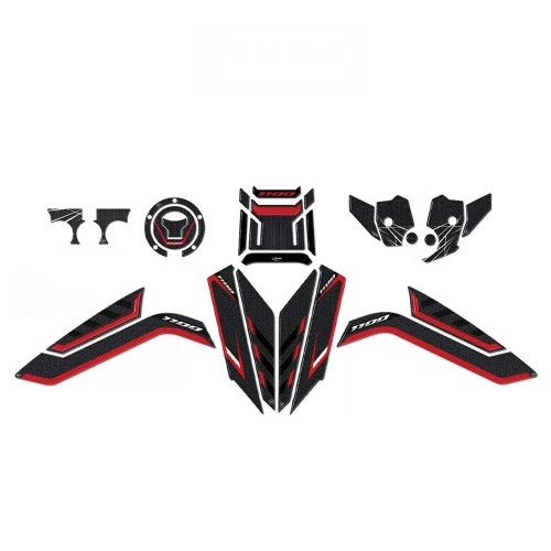 Complete 3D gel MOTO ADHESIVE KIT compatible HONDA AFRICA TWIN 1100 L from 2020