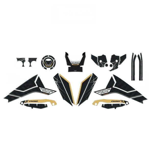 Πλήρες κιτ 3D ADHESIVES για συμβατό μοτοσικλέτα HONDA AFRICA TWIN 1100 L ADVENTURE Sport
