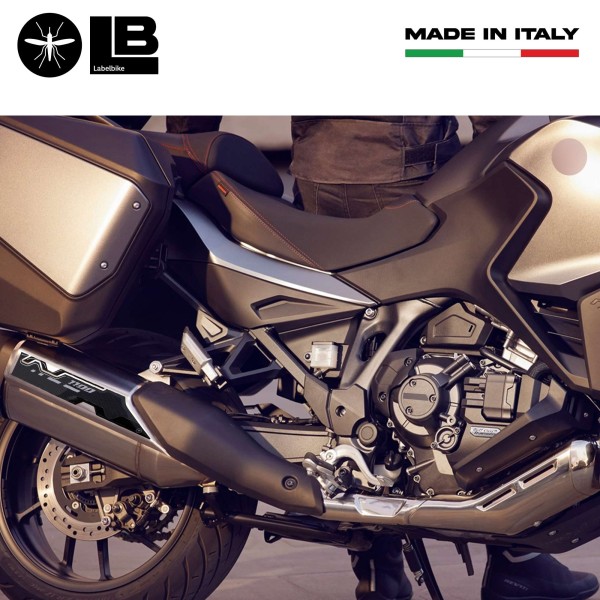 Pegatina de protección de silenciador 3D de resina compatible con Honda Nt1100 2022-2023