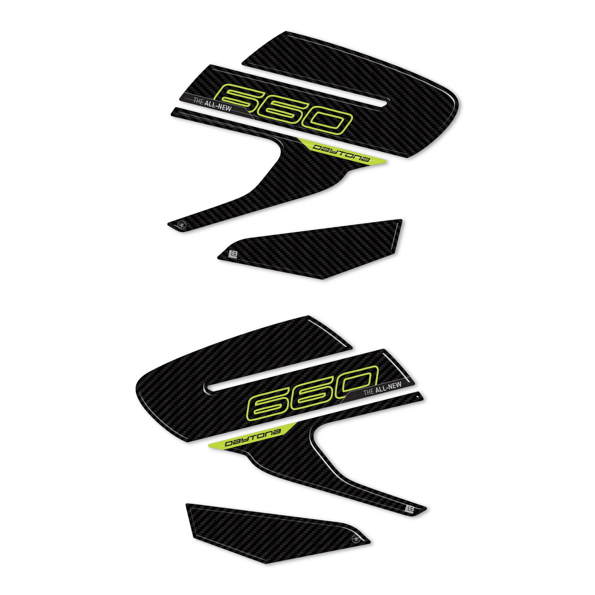 Adesivi 3D Protezioni Laterali Serbatoio Moto Compatibili Con BMW R NineT - Foto 6