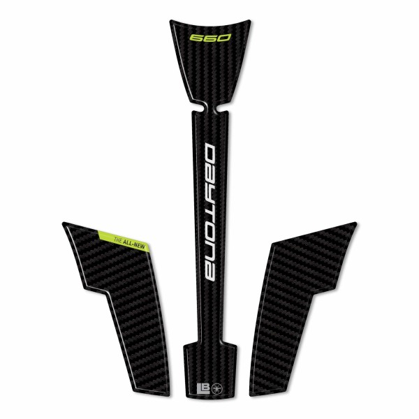 Autocollants 3D de protection de réservoir compatibles avec Triumph Daytona 660 2024